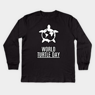 World Turtle Day Kids Long Sleeve T-Shirt